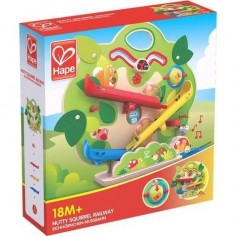 Jeu d'éveil descendeur "Chemin de fer - Ecureuil" - Hape Toys