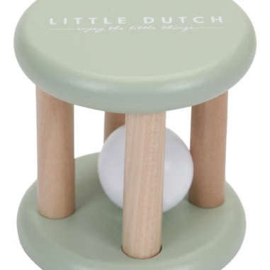 Hochet roulant Olive - Little Dutch