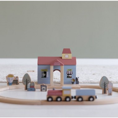 Circuit de train extension - gare - Little Dutch