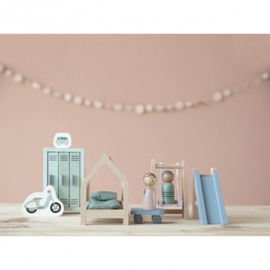 Maison de poupée - série de jeux Chambre d’Enfant - Little Dutch