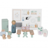 Maison de poupée en bois - série de jeux Cuisine – 19 pcs. - Little Dutch