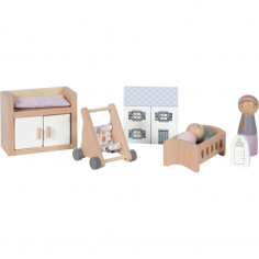 Maison de poupée - série de jeux Chambre Bébé – 11 pcs. - Little Dutch