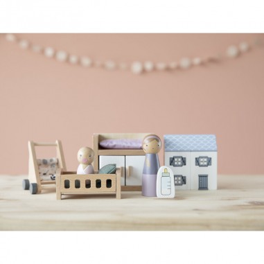 Maison de poupée - série de jeux Chambre Bébé - Little Dutch