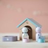 Maison de poupée en bois - série de jeux Animaux domestiques – 8 pcs. - Little Dutch