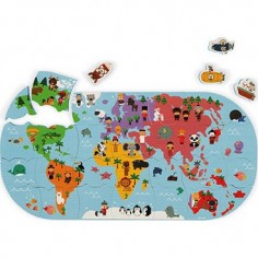 Jeu puzzle de bain "Carte des Explorateurs" 2