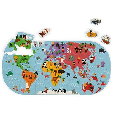 Jeu puzzle de bain "Carte des Explorateurs" Jeu puzzle de bain "Carte des Explorateurs"