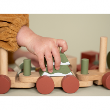 Train à empiler Noël - Little Dutch