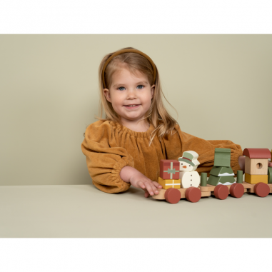 Train à empiler Noël - Little Dutch