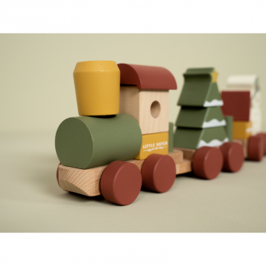 Train à empiler Noël - Little Dutch