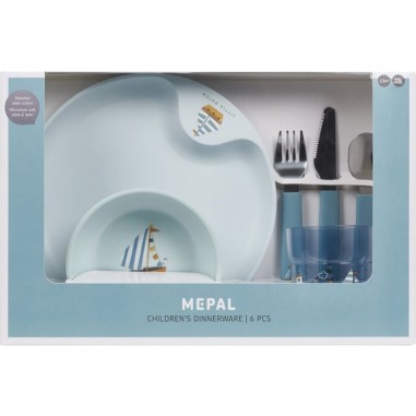 Coffret repas enfant mio 6 pcs - Sailors Bay - Little Dutch