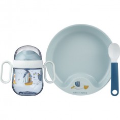 Coffret repas bébé mio 3 pcs - Sailors Bay - Little Dutch