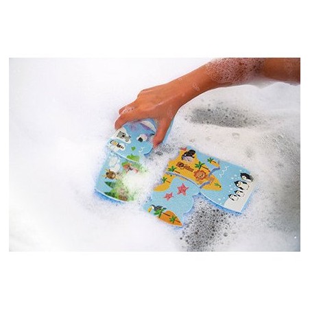 Jeu puzzle de bain "Carte des Explorateurs"