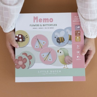 Jeu de mémo Flowers & Butterflies à ? - Little Dutch