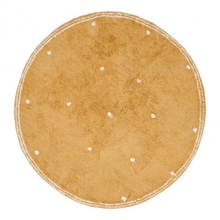 Tapis Pure Ochre Dot 110cm - Little Dutch