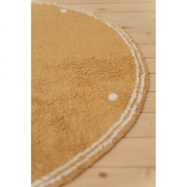 Tapis Pure Ochre Dot 110cm - Little Dutch