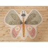 Tapis Papillon - Flowers & Butterflies - 94 x 110 cm - Little Dutch