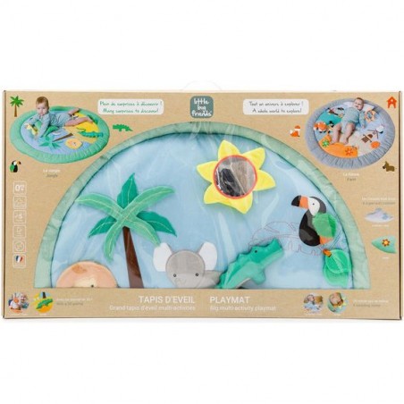 Tapis d'éveil jungle - Cadeau de naissance - Little Big Friends