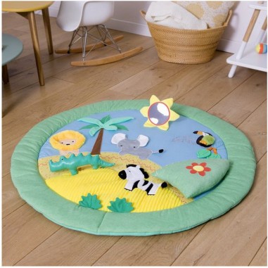 Tapis d'éveil jungle - Cadeau de naissance - Little Big Friends