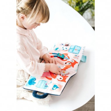 Livre d'activités bonsoir petit renard - Livre en tissu pour enfant dès 18 mois - Lilliputiens Livre d'activités bonsoir petit renard - Livre en tissu pour enfant dès 18 mois - Lilliputiens