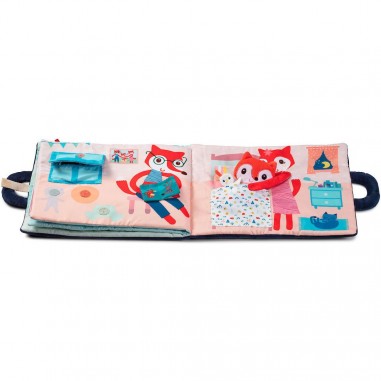 Livre d'activités bonsoir petit renard - Livre en tissu pour enfant dès 18 mois - Lilliputiens