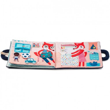 Livre d'activités bonsoir petit renard - Livre en tissu pour enfant dès 18 mois - Lilliputiens