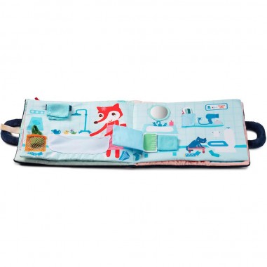 Livre d'activités bonsoir petit renard - Livre en tissu pour enfant dès 18 mois - Lilliputiens