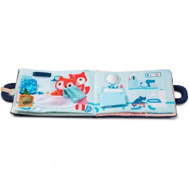 Livre d'activités bonsoir petit renard - Livre en tissu pour enfant dès 18 mois - Lilliputiens