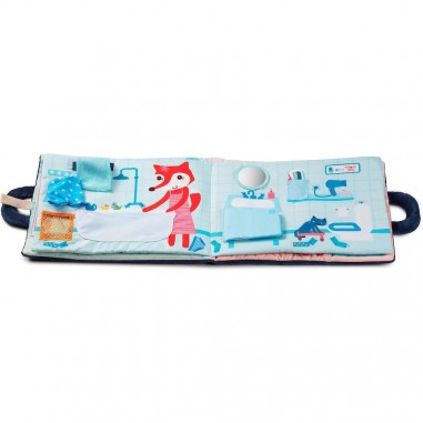 Livre d'activités bonsoir petit renard - Livre en tissu pour enfant dès 18 mois - Lilliputiens