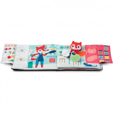 Livre d'activités bonsoir petit renard - Livre en tissu pour enfant dès 18 mois - Lilliputiens