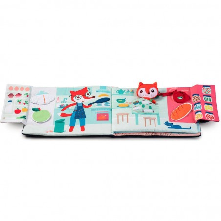 Livre d'activités bonsoir petit renard - Livre en tissu pour enfant dès 18 mois - Lilliputiens