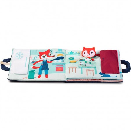 Livre d'activités bonsoir petit renard - Livre en tissu pour enfant dès 18 mois - Lilliputiens