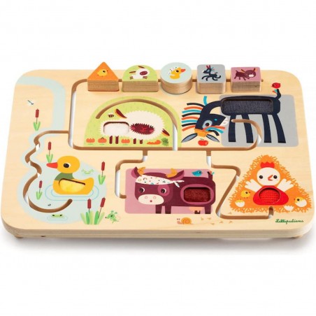 Labyrinthe sensoriel - Ferme - Lilliputiens