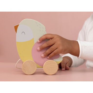 Jouet à tirer Oiseau Abby - Little Dutch