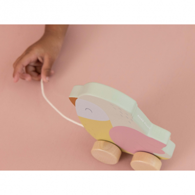 Jouet à tirer Oiseau Abby - Little Dutch