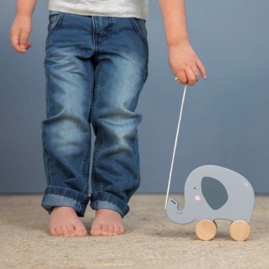 Jouet à tirer éléphant - Little Dutch