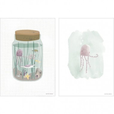 Poster Mini Ocean Jar - Little Dutch