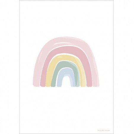 Poster Arc-ciel & Alphabet rose - Little Dutch
