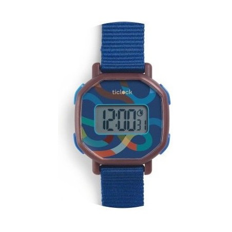 Montre Digitale Blue volute - Un jeu - Djeco