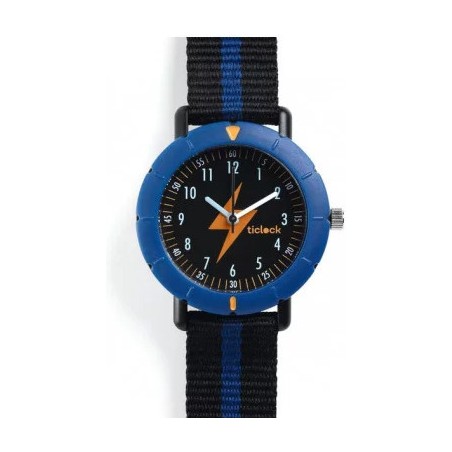 Montre Sport Flash Blue - Djeco - Un jeu Djeco - Ticlock By Djeco