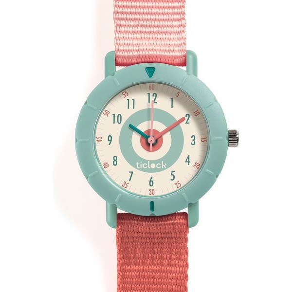 Ticlock By Djeco Montre sport Pink Target Djeco