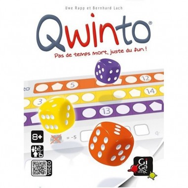 Qwinto - Jeu de société - Achat Boutique - Gigamic