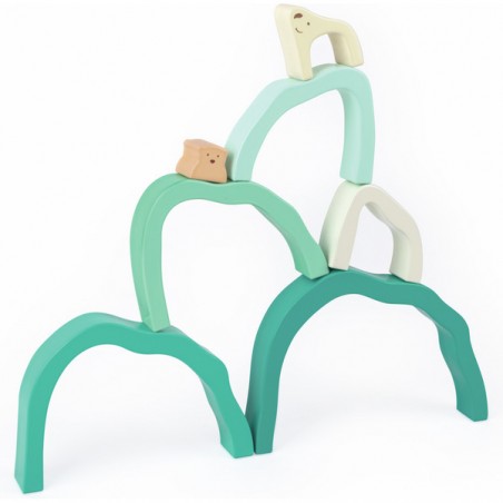 Blocs à empiler Ours polaire arctique - Hape - Hape Toys