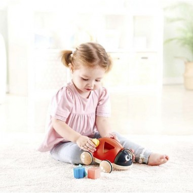 Coccinnelle à tirer trieuse de formes - Hape - Hape Toys