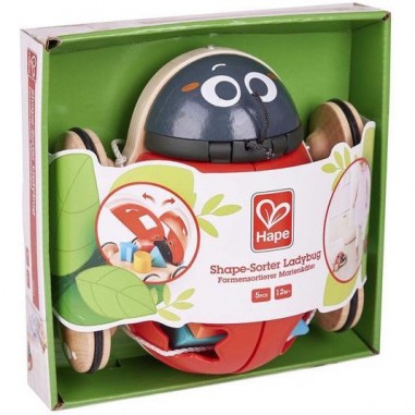 Coccinnelle à tirer trieuse de formes - Hape - Hape Toys