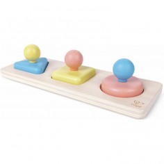 Puzzle trieur de formes Montessori en riz - Hape