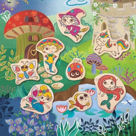 Aimants féeriques à colorier - Un jeu Hape - Hape Toys