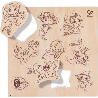 Aimants féeriques à colorier - Un jeu Hape - Hape Toys
