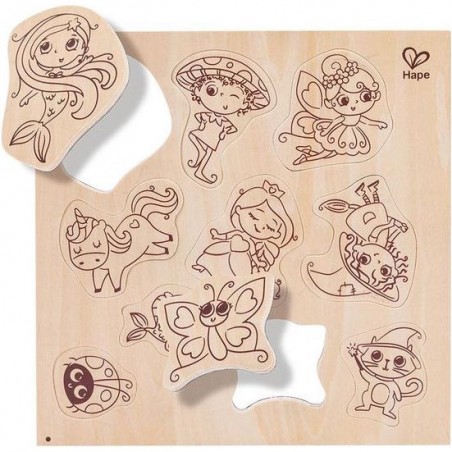 Aimants féeriques à colorier - Un jeu Hape - Hape Toys