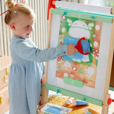 Coffret artistique: peintures à l'éponge - Hape - Hape Toys