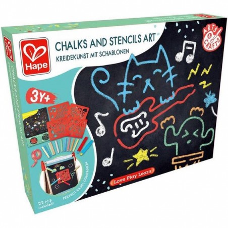 Coffret artistique craies et feutres - Hape - Hape Toys
